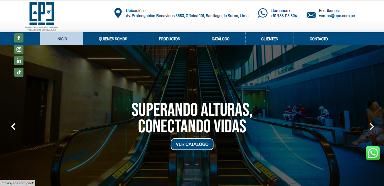 EPE | Empresa Peruana de Elevadores y Transporte Vertical.